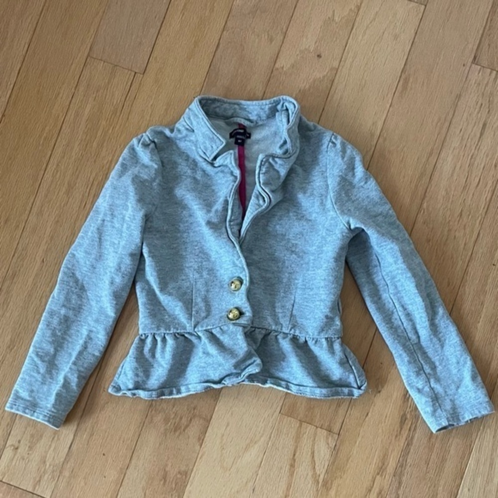 Baby Gap girls grey blazer jacket 5T vest